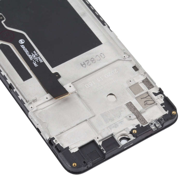 OEM LCD Screen For ZTE Blade A7S 2020 A7020 Digitizer Full Assembly with Frame (Black)