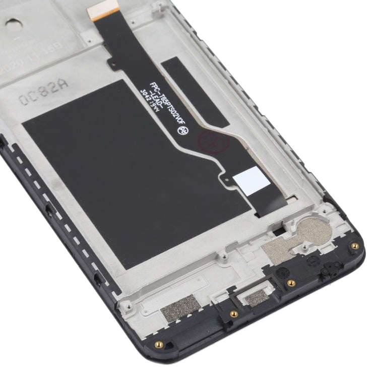 OEM LCD Screen For ZTE Blade A7S 2020 A7020 Digitizer Full Assembly with Frame (Black)