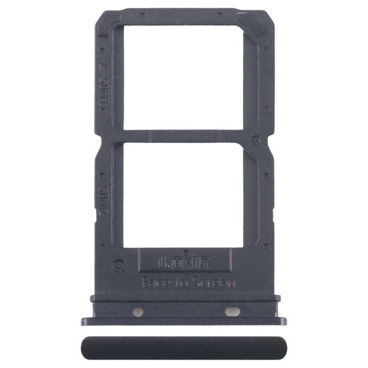 For OPPO Reno SIM Card Tray + SIM / Micro SD Card Tray (Black)