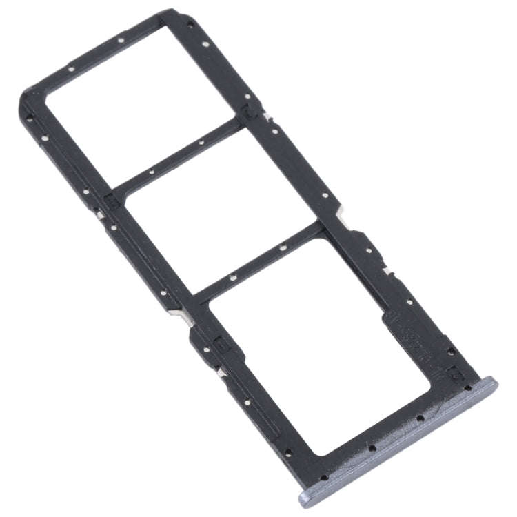 For OPPO A73 4G / F17 / A93 4G / A73 5G SIM Card Tray + SIM Card Tray + Micro SD Card Tray (Black)