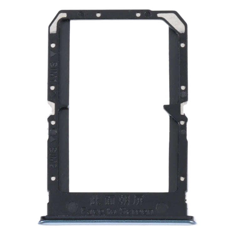 For OPPO Reno5 4G SIM Card Tray + SIM Card Tray (Silver)
