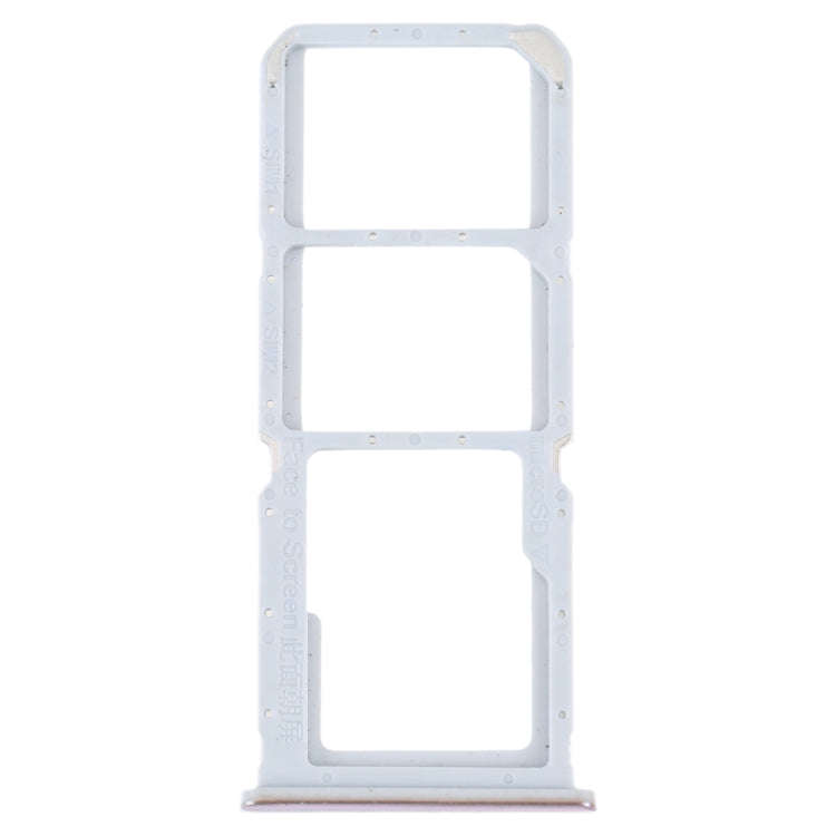For OPPO A55 5G / A53S 5G SIM Card Tray + SIM Card Tray + Micro SD Card Tray (Gold)
