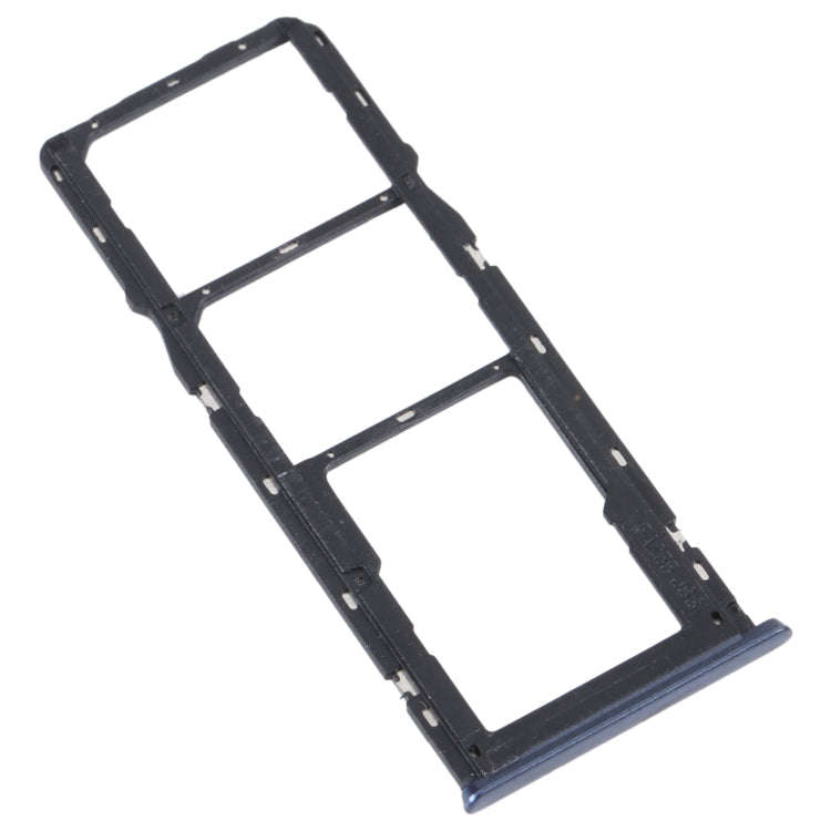 For OPPO A16K SIM Card Tray + SIM Card Tray + Micro SD Card Tray (Black)