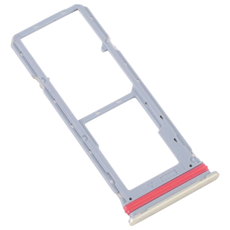 For vivo Y35 4G SIM Card Tray + SIM Card Tray + Micro SD Card Tray (Gold)