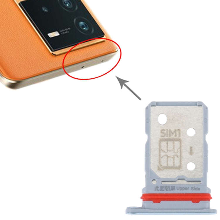 For vivo iQOO Neo6 SIM Card Tray + SIM Card Tray (Blue)