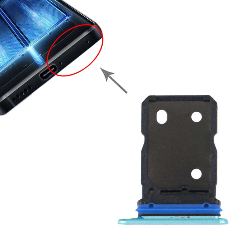 For vivo X80 SIM Card Tray + SIM Card Tray (Green)