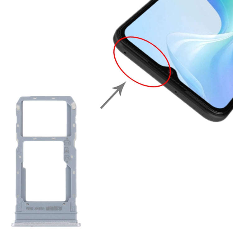 For vivo Y33S / Y33T SIM Card Tray + SIM / Micro SD Card Tray (Gold)