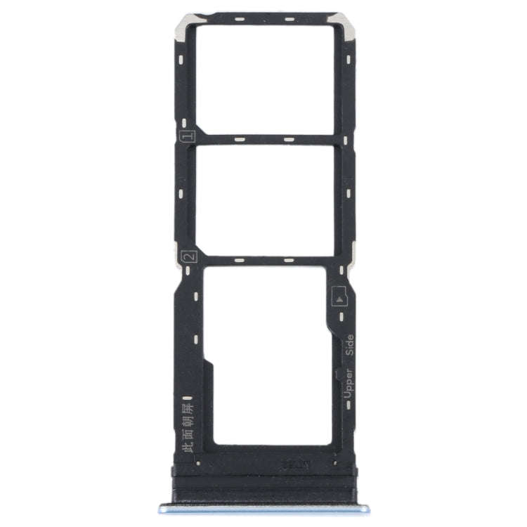 For vivo Y21 2021 / Y21S / Y21T / Y21T India SIM Card Tray + SIM Card Tray + Micro SD Card Tray (...