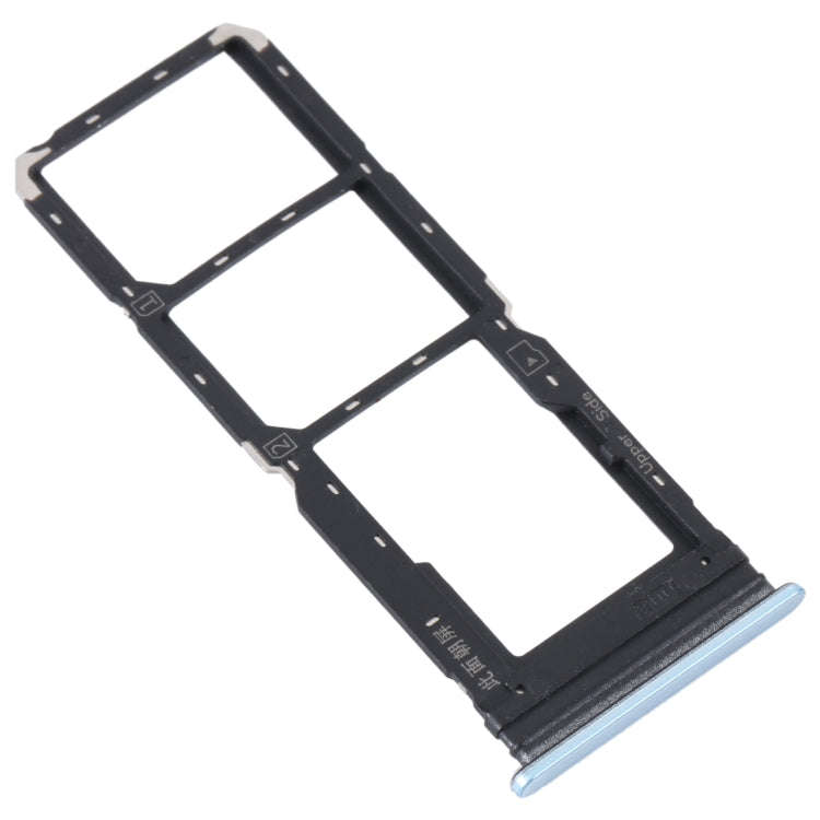 For vivo Y21 2021 / Y21S / Y21T / Y21T India SIM Card Tray + SIM Card Tray + Micro SD Card Tray (...