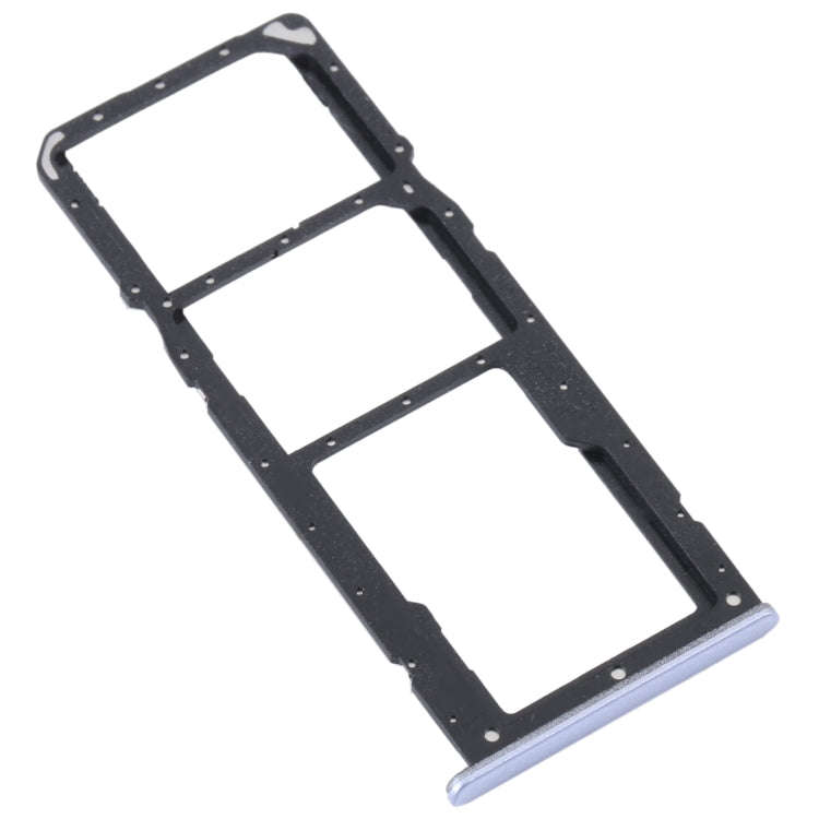For Realme C31 SIM Card Tray + SIM Card Tray + Micro SD Card Tray (Silver)