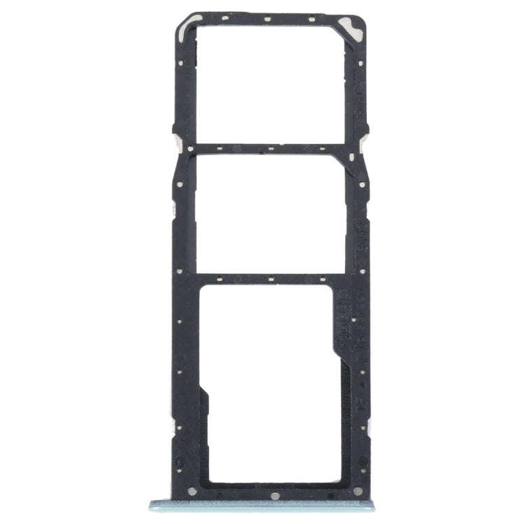 For Realme C35 SIM Card Tray + SIM Card Tray + Micro SD Card Tray (Green)