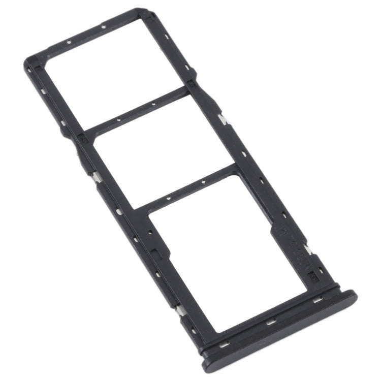 For Xiaomi Redmi A1 2022 / Redmi A1+ SIM Card Tray + SIM Card Tray + Micro SD Card Tray (Black)