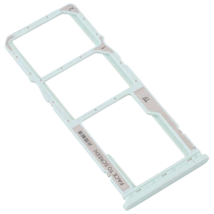 For Xiaomi Redmi A1 2022 / Redmi A1+ SIM Card Tray + SIM Card Tray + Micro SD Card Tray (Green)