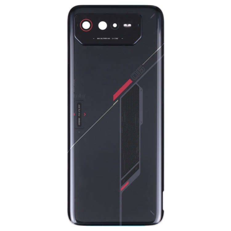 Original Glass Battery Back Cover for Asus ROG Phone 6 AI2201-C AI2201-F(Black)
