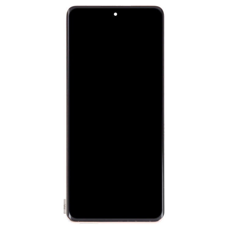 Original LCD Screen For OPPO Reno9 Digitizer Full Assembly with Frame (Gold)