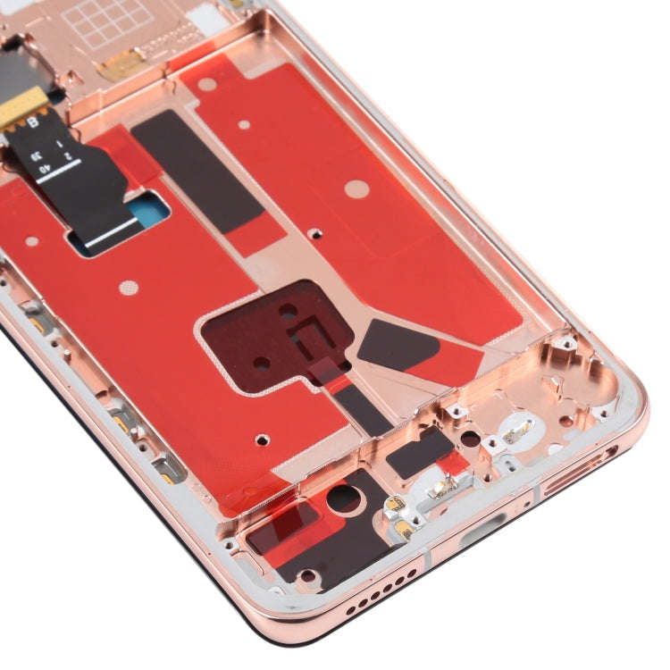 Original LCD Screen For Huawei P40 Pro Digitizer Full Assembly with Frame (Gold)