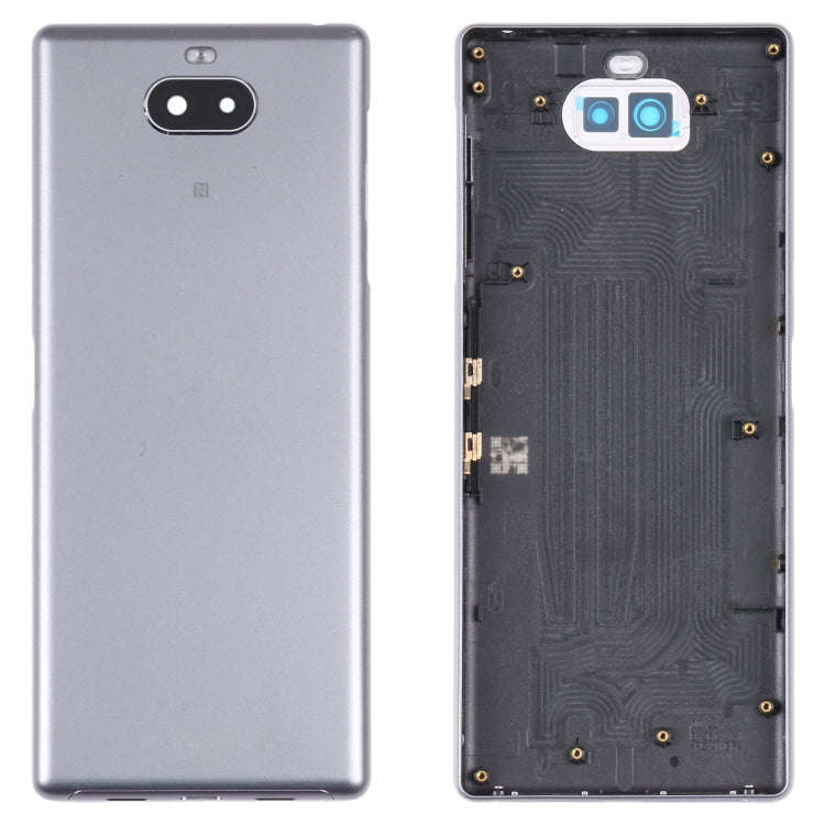 For Sony Xperia 10 Original Battery Back Cover(Silver)