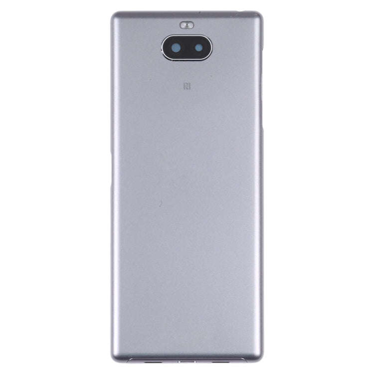 For Sony Xperia 10 Original Battery Back Cover(Silver)