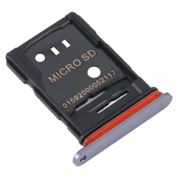 For TCL 20 Pro 5G Original SIM Card Tray + Micro SD Card Tray(Grey)