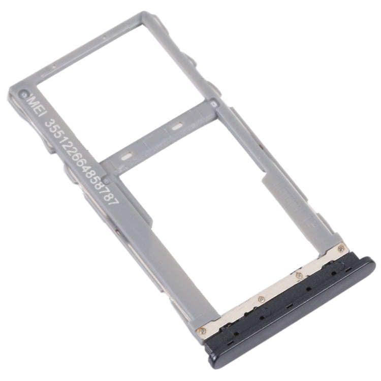 For TCL 20 SE Original SIM Card Tray + SIM / Micro SD Card Tray(Black)