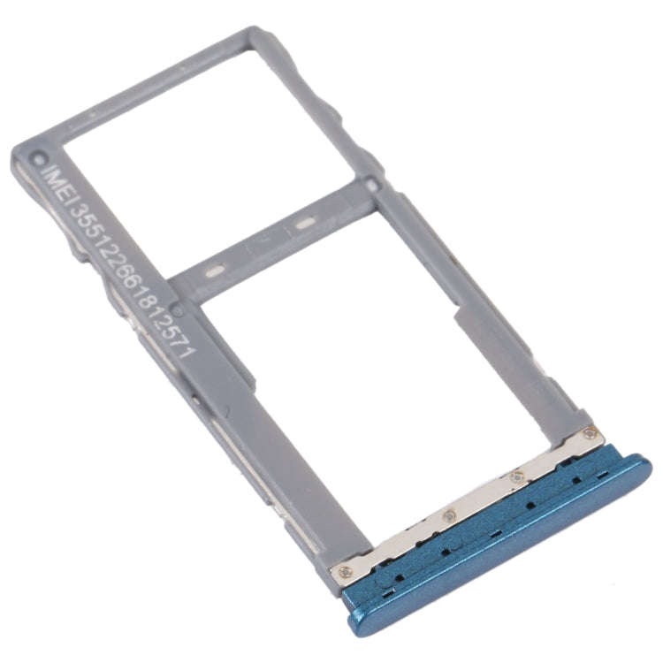 For TCL 20 SE Original SIM Card Tray + SIM / Micro SD Card Tray(Green)