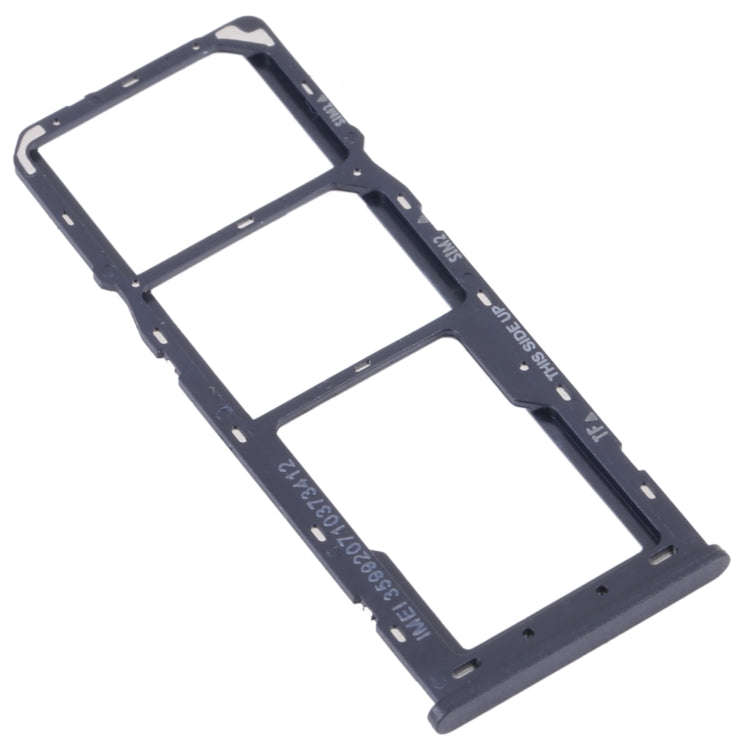 For Alcatel 1V 2021 Original SIM Card Tray + SIM Card Tray + Micro SD Card Tray(Blue)