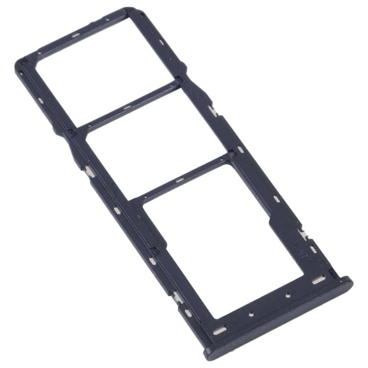 For Alcatel 1V 2021 Original SIM Card Tray + SIM Card Tray + Micro SD Card Tray(Blue)
