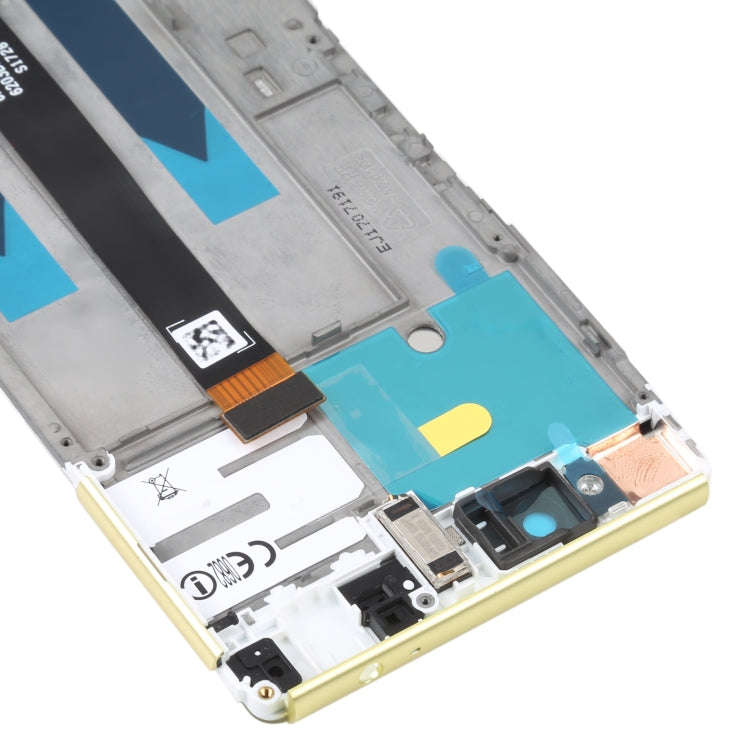 Original LCD Screen For Sony Xperia XA Ultra F3212 Digitizer Full Assembly with Frame(Gold)