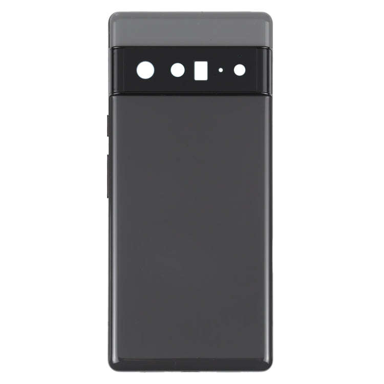 For Google Pixel 6 Pro Battery Back Cover with Middle Frame(Black)