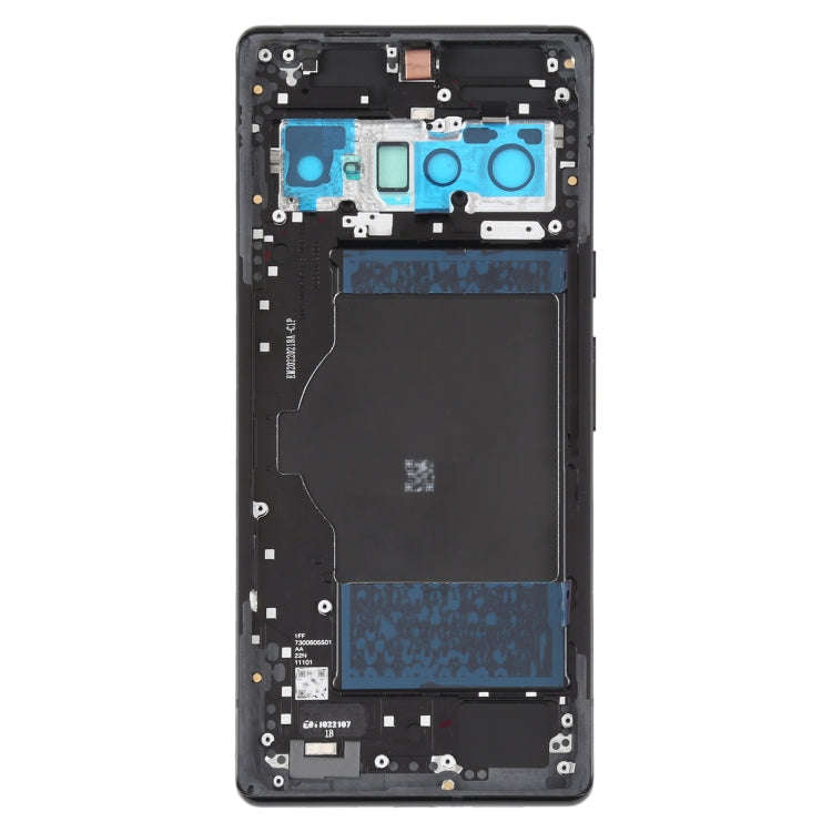 For Google Pixel 6 Pro Battery Back Cover with Middle Frame(Black)
