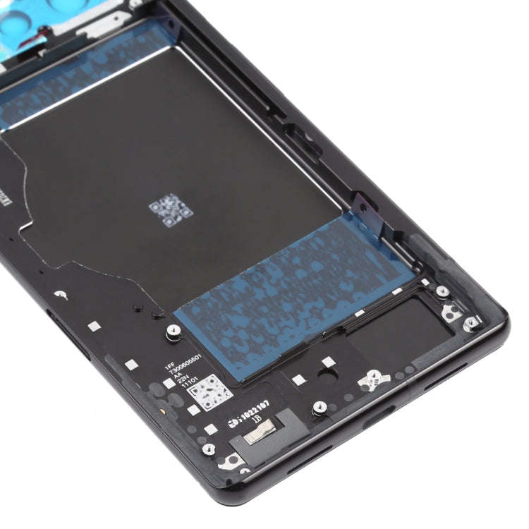 For Google Pixel 6 Pro Battery Back Cover with Middle Frame(Black)