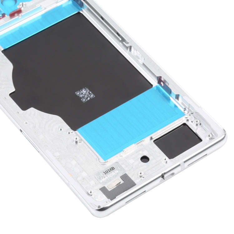 For Google Pixel 6 Pro Battery Back Cover with Middle Frame(White)