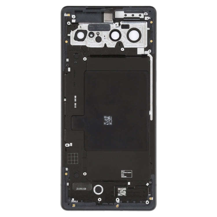 For Google Pixel 6 Battery Back Cover with Middle Frame(Black)