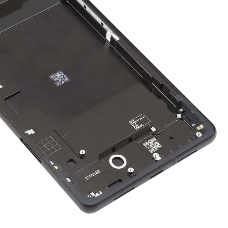 For Google Pixel 6 Battery Back Cover with Middle Frame(Black)