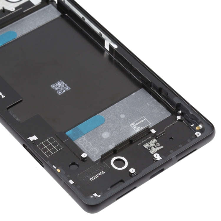 For Google Pixel 6 Battery Back Cover with Middle Frame(White)