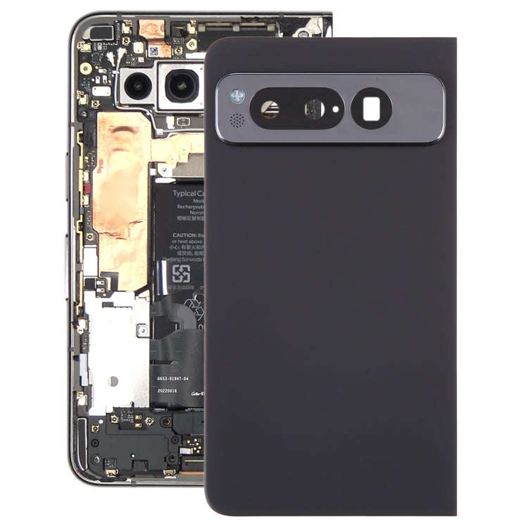 For Google Pixel Fold Original Battery Back Cover with Camera Lens Cover(Black)