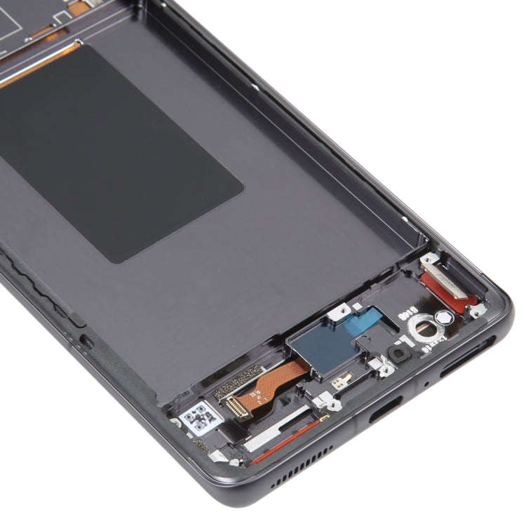 For Xiaomi 12 Pro / 12S Pro AMOLED Original LCD Screen Digitizer Full Assembly with Frame(Black)