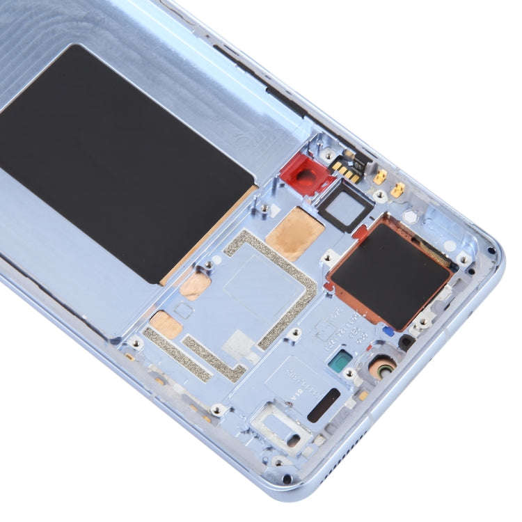 For Xiaomi 12 Pro / 12S Pro AMOLED Original LCD Screen Digitizer Full Assembly with Frame (Blue)