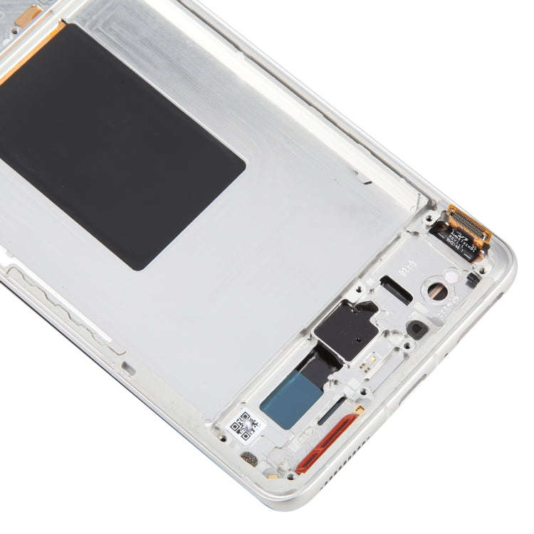 For Xiaomi 12 Pro / 12S Pro AMOLED Original LCD Screen Digitizer Full Assembly with Frame (Silver)