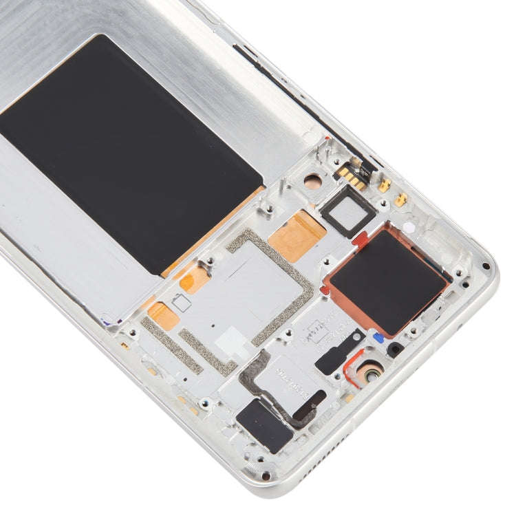 For Xiaomi 12 Pro / 12S Pro AMOLED Original LCD Screen Digitizer Full Assembly with Frame (Silver)