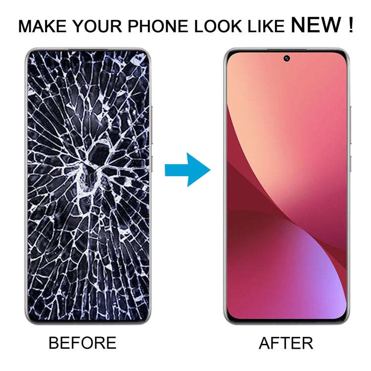 For Xiaomi 12 Pro / 12S Pro AMOLED Original LCD Screen Digitizer Full Assembly with Frame (Silver)