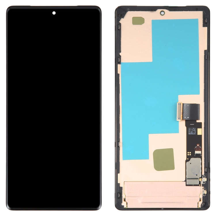 For Google Pixel 7 Pro GV4BC GE2AE Original AMOLED LCD Screen Digitizer Full Assembly with Frame ...