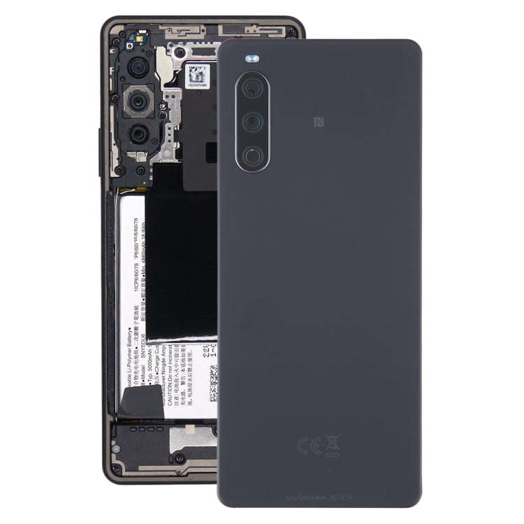 For Sony Xperia 10 IV Original Battery Back Cover(Blue)