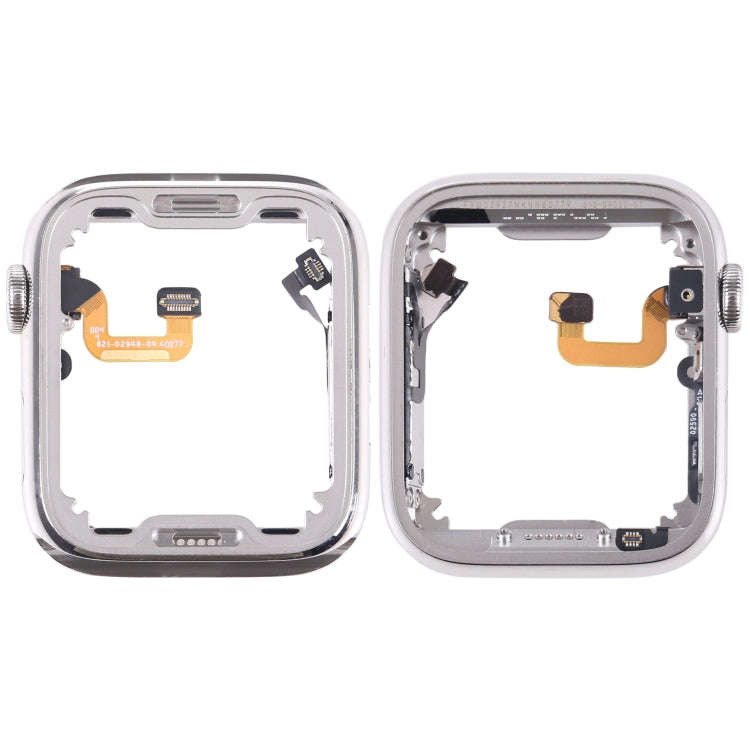 For Apple Watch Series 6 44mm Stainless Steel Middle Frame Bezel Plate with Loudspeaker / Power /...