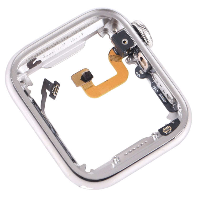 For Apple Watch Series 6 40mm Stainless Steel Middle Frame Bezel Plate with Loudspeaker / Power /...