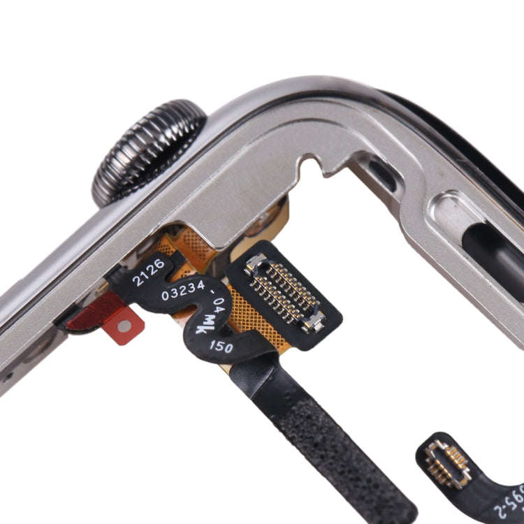 For Apple Watch Series 7 41mm Stainless Steel Middle Frame Bezel Plate with Loudspeaker / Power /...