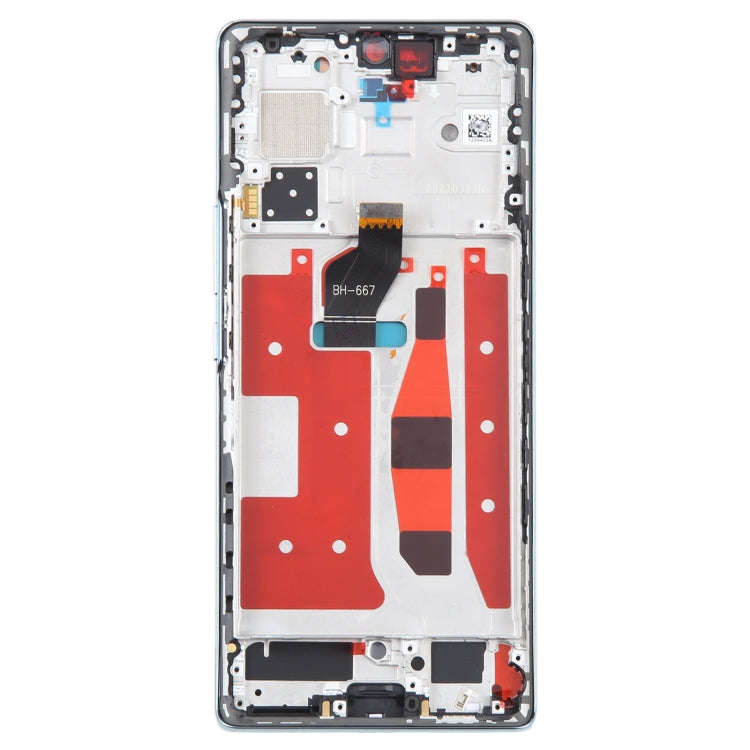 Original LCD Screen For Honor 70 Digitizer Full Assembly with Frame(Green)