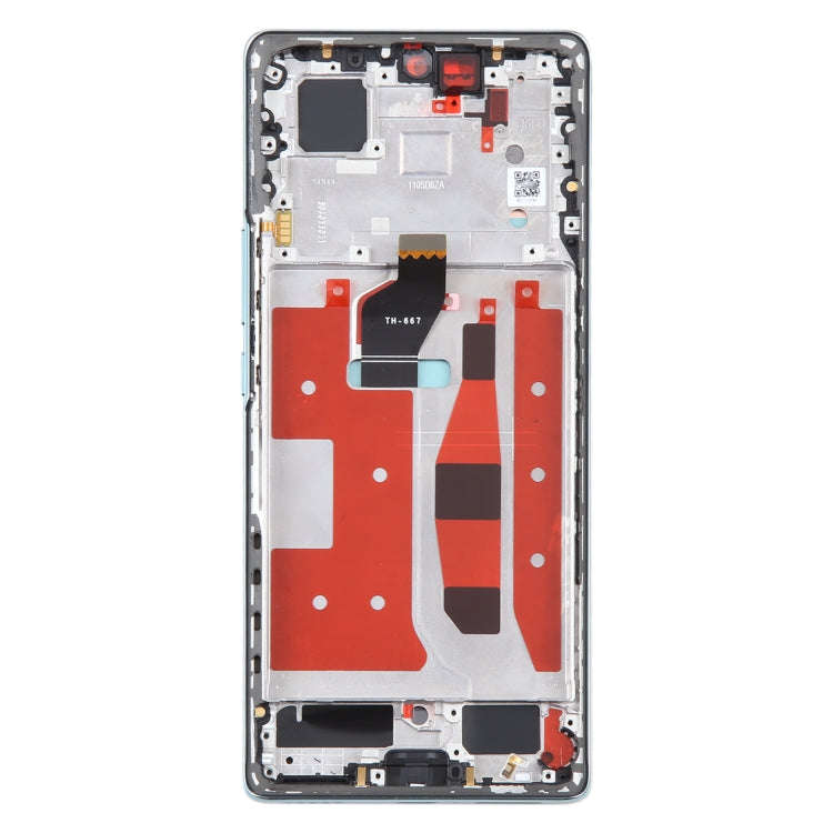 Original LCD Screen For Honor 60 Digitizer Full Assembly with Frame(Green)