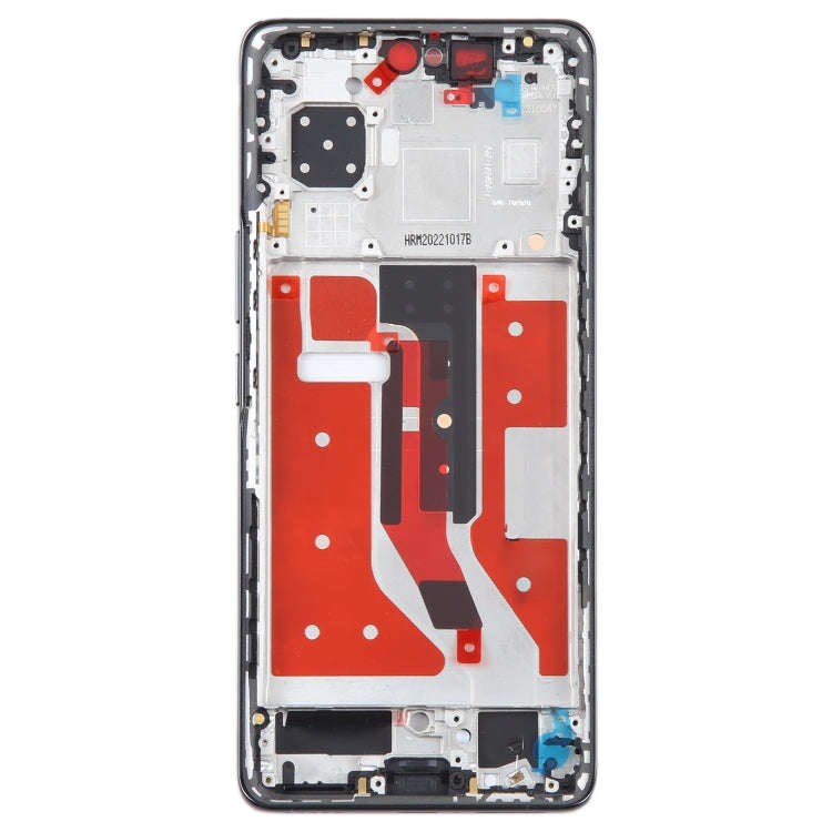 For Honor 80 Pro Front Housing LCD Frame Bezel Plate (Black)