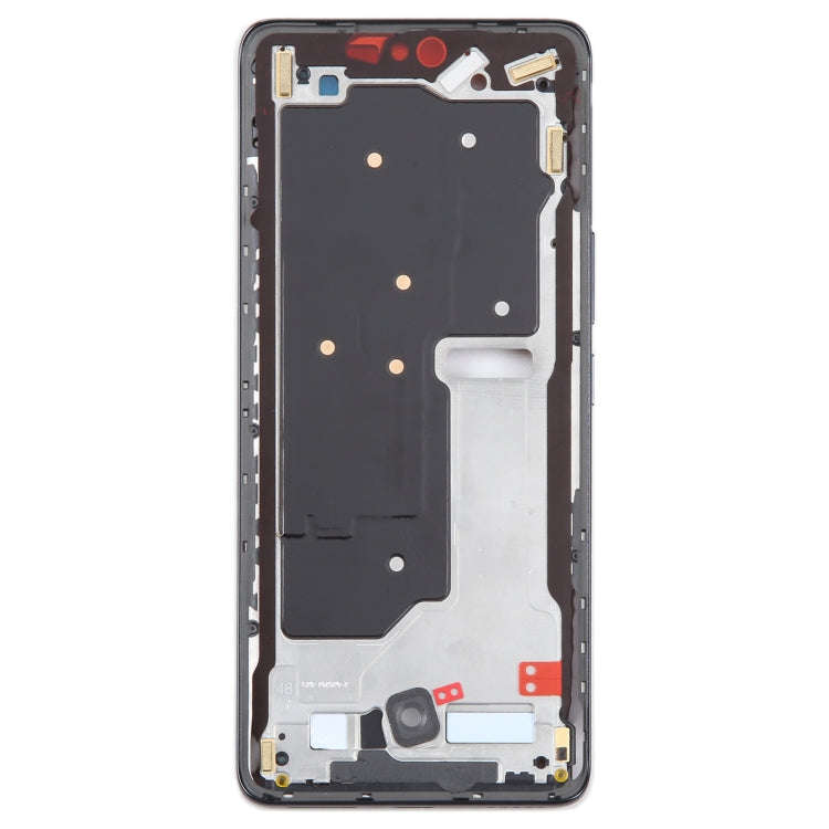 For Honor 80 Pro Front Housing LCD Frame Bezel Plate (Black)